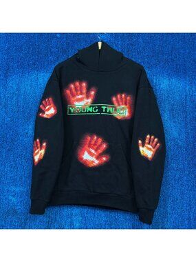 Young Thug Scum Rap Oversized Hoodie Size Medium